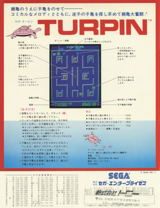 Turpin Arcade Game Cover